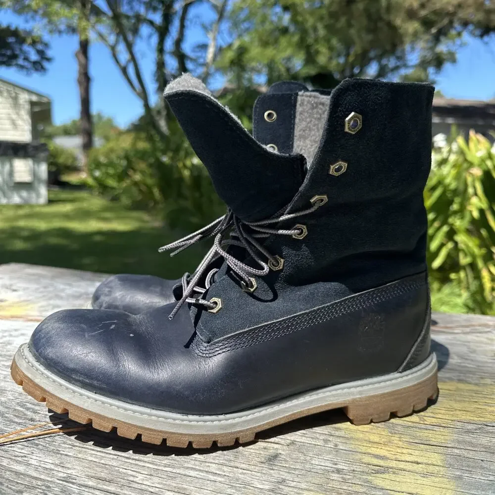 Timberland Authentics Teddy Fleece Fold Down Waterproof Boots Women’s 11 - 107